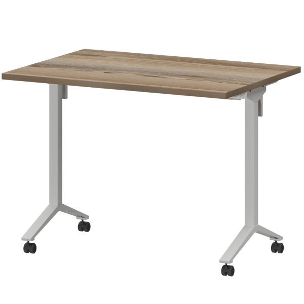 Стол мобильный складной Моби МБ25-100.70 1000x700x750 (Дуб сафари/Белый)