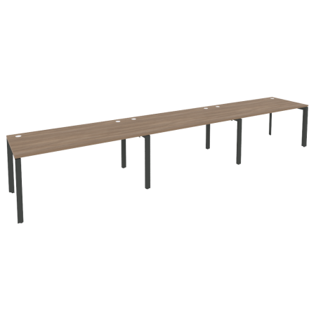 Рабочая станция на П-образном м/к Onix O.MP-RS-3.4.8 4740x800x750 (Дуб Аризона/Черный металл)