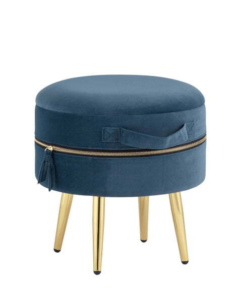 Пуф Тильда велюр сине-зеленый (Пуф Тильда сине-зеленый)