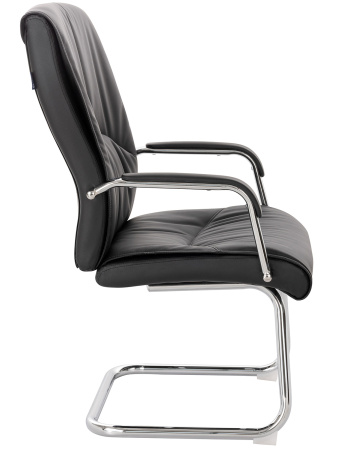 AL 755 V Кресло посетителя, экокожа (Черный)