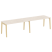 Рабочая станция на деревянных опорах Onix Wood OW.RS-2.4.8 3160x800x750 (Тиквуд Светлый/Дуб Темный)