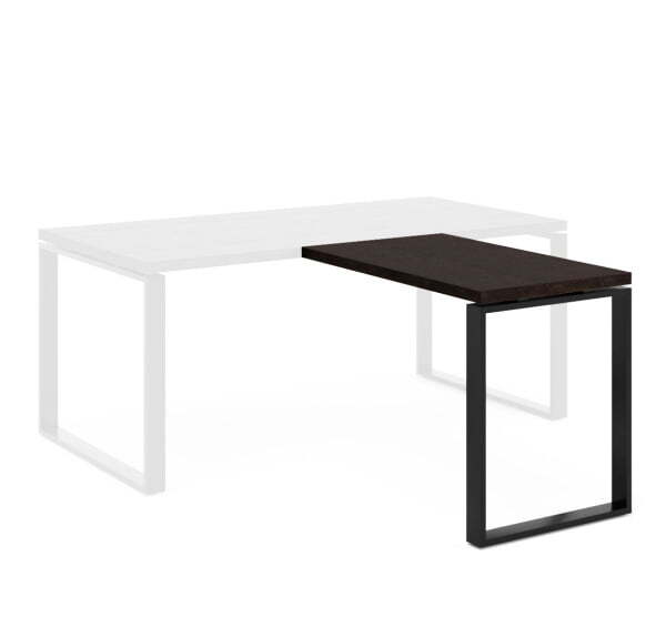 ROTONDA Брифинг-приставка 100x60 (Венге/Черный металл)