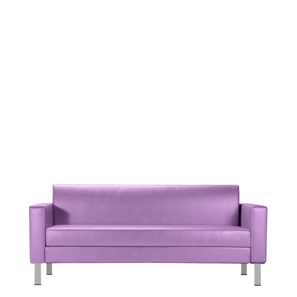 Диван офисный Ультима (М-55) 3-х местный (Фиолетовый)
