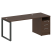 Рабочая станция Metal System Style БО.РС-СТП1.3 1812x720x750 (Дуб Наварра/Серый металл)