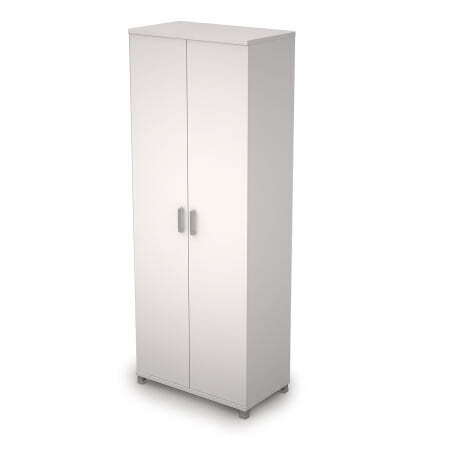 6Ш.013.1 Шкаф для одежды (800x450x2116) (Белый)
