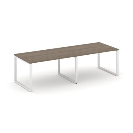 Стол переговорный SN-6O.SPRG-013.3 (2760х980х750) (Вяз Благородный/Металл Белый)