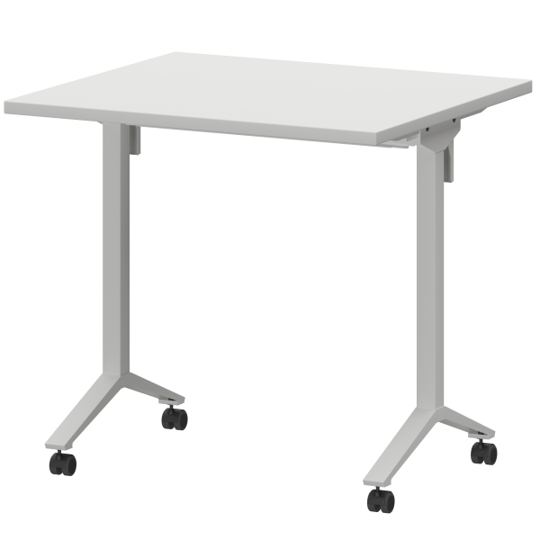 Стол мобильный складной Моби МБ25-80.70 800x700x750 (Белый/Белый)