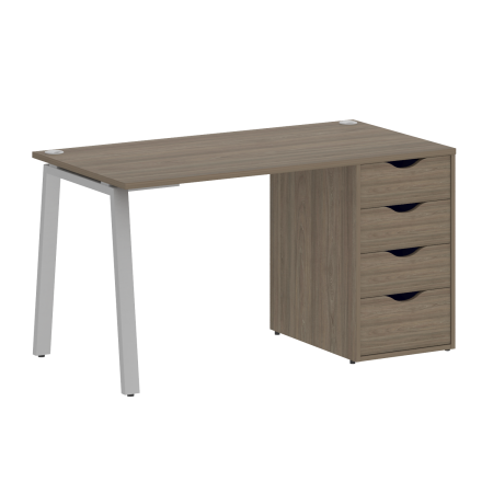 Стол письменный VR.SP-3-138.4.A 1380x720x750 (Вяз благородный/Серый Металл)