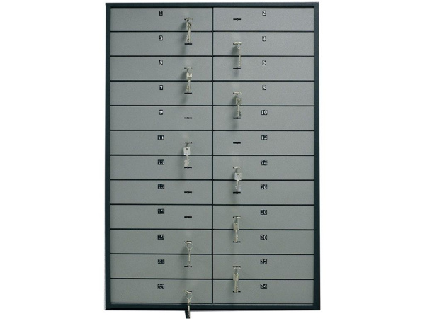 Блок депозитных ячеек VALBERG DB-24S (Серый/Графит)