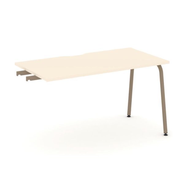 Стол приставка к опорным тумбам ES.SPR-3-VK (1380х730х750) (Сатин/Металл Латте)