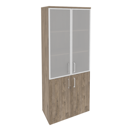 Шкаф высокий широкий Onix O.ST-1.2R 800x420x1977 (Тиквуд Темный)
