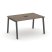 Стол переговорный SN-5A.SPRG-001 (980х980х750) (Тиквуд Светлый/Металл Антрацит)