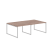Стол 4-х местный Xten-Q XQWST 2414 2406x1406x750 (Легно темный)