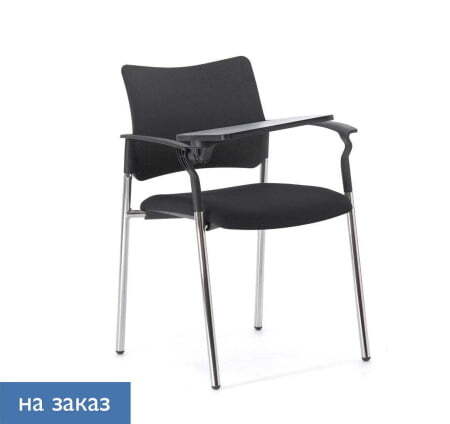 PINKO Кресло на 4-х опорах со столиком (Черный/Черный)