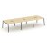 Рабочая станция 2-х сторонняя SN-4A.DRS-084 (4740х1632х750) (Тиквуд Светлый/Металл Антрацит)