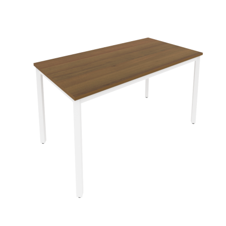 Стол письменный на металлокаркасе Slim С.СП-5 1380x720x750 (Орех/Белый металл)