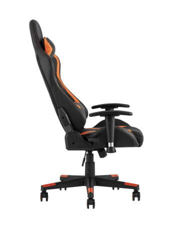 Кресло игровое TopChairs Cayenne оранжевое (Геймерское кресло Cayenne оранжевый)