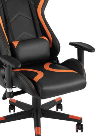 Кресло игровое TopChairs Cayenne оранжевое (Геймерское кресло Cayenne оранжевый)