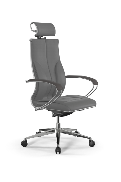Кресло для руководителя Метта Samurai B2-11K - Infinity /Kc06/Wm06/K2cL/H2cL-3D(M26.B32.G25.W03) (Серый)