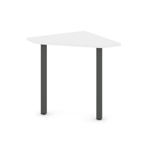 Угловой элемент стола SN-5.USP-001 (600х600х750) (Белый/Металл Антрацит)