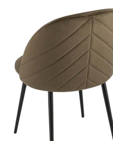 Стул Фолио велюр коричневый (Стул Фолио коричневый)