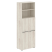 Шкаф с глухими средними дверьми LOFTIS LHC 80.6 800х430х2253 (Дуб Бофорд)