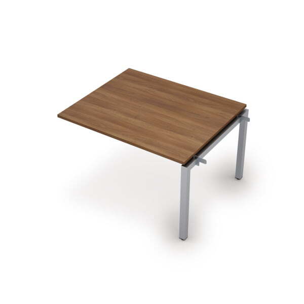 6МПС.502 Бенч-система для переговорных столов, средний модуль (1200x1000x750) (Шамони темный/Алюминий матовый)