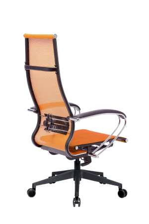 Кресло для руководителя Метта МЕТТА-7(MPRU)/подл.131/осн.002 (Оранжевый)