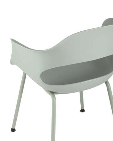 Стул Lady пластик серо-зеленый (Стул пластиковый Lady серо-зеленый)