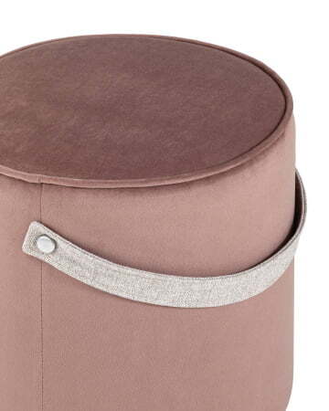 Пуф Джерри велюр пыльно-розовый (Пуф Джерри пыльно розовый)