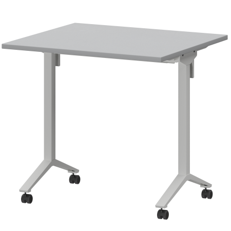 Стол мобильный складной Моби МБ22-80.70 800x700x750 (Серый/Белый)
