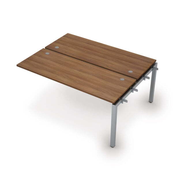 6МБС.5264 Бенч-система на 2 рабочих места, средний модуль (1600x1235x750) (Шамони темный/Алюминий матовый)