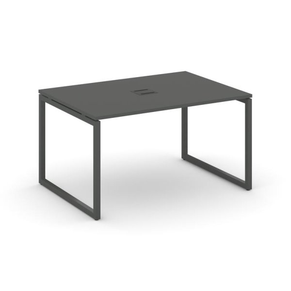 Стол переговорный SN-4O.SPRG-001 (980х980х750) (Антрацит/Металл Антрацит)
