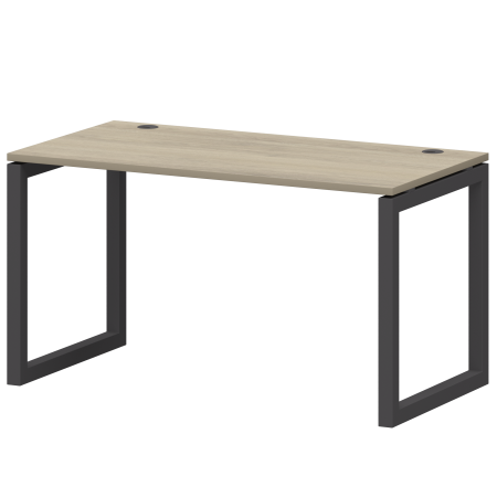 Стол на металлокаркасе Смарт СМС25-О-12К.73.Пр50 1200x730x750 (Кронберг/Антрацит)