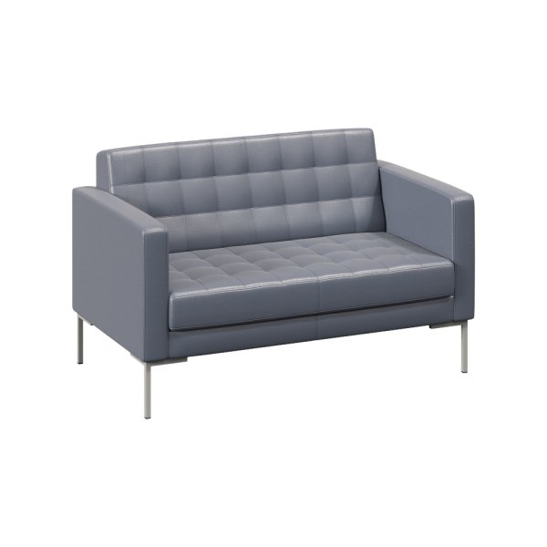 Диван двухместный FR-DP-02 (Oregon 17/Металл Серый)