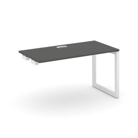 Стол-приставка к опорным элементам SN-5O.OPRS-024 (1580х800х750) (Антрацит/Металл Белый)
