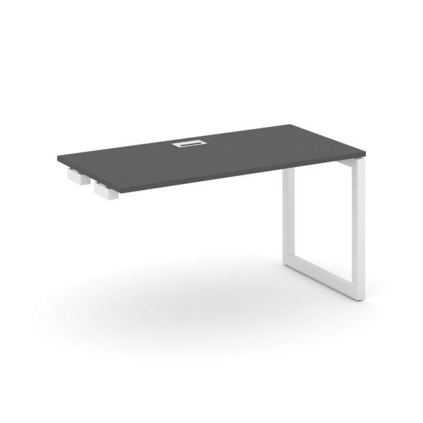 Стол-приставка к опорным элементам SN-5O.OPRS-024 (1580х800х750) (Антрацит/Металл Белый)