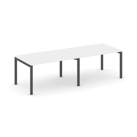 Стол переговорный SN-5P.SPRG-011.3 (1960х980х750) (Белый/Металл Антрацит)