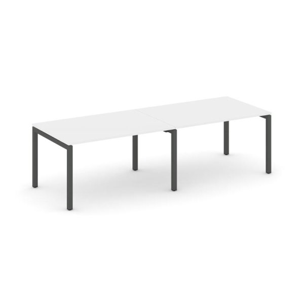Стол переговорный SN-5P.SPRG-011.3 (1960х980х750) (Белый/Металл Антрацит)