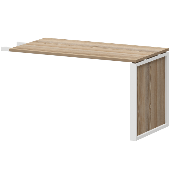 Конференц-приставка Аргентум-М НТМ-735 1350x730x750 (Дуб сафари/Белый)