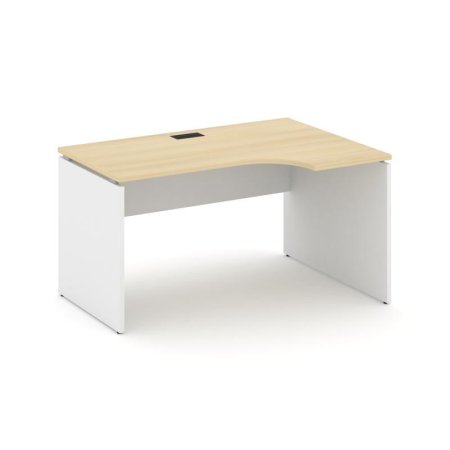 Стол рабочий эргономичный SN-D.SPA-011(R) (1380х700/980х750) (Акация Лорка/Белый)