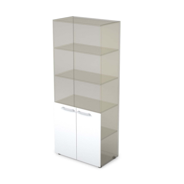 10ФК.003 Комплект фасадов ЛДСП (396x16x764)x2 (Белый премиум)