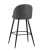 Стул барный Лион темно-серая экокожа (Стул барный Лион темно-серый)