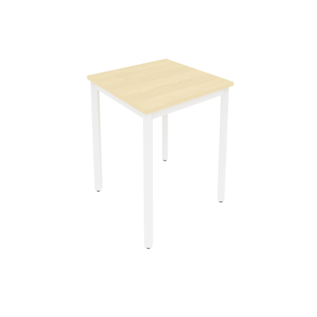 Стол письменный на металлокаркасе Slim С.СП-1.1 600x600x750 (Клен/Белый металл)