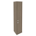 Шкаф высокий узкий, правый Style Л.СУ-1.3Пр 412x410x1980 (Вяз Благородный)
