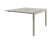 Стол-тандем на металлокаркасе, средняя секция Solution D-402 1200x1432x750 (Бетон/КашемирБежевый)