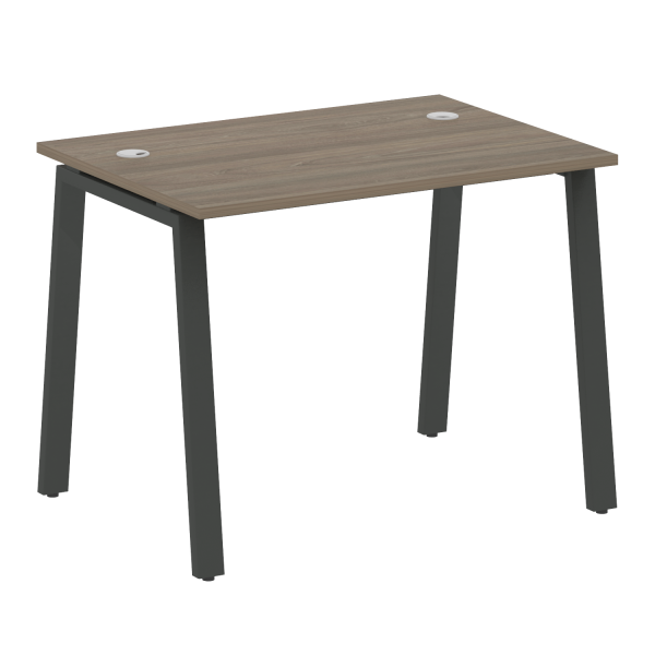 Стол письменный Metal System Style БА.СП-1 1000x720x750 (Вяз/Антрацит металл)