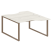Рабочая станция криволинейная Metal System Style БО.РАС-СА-2.2 1400x1835x750 (Дуб Наварра/Серый металл)