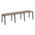 Рабочая станция на деревянных опорах Onix Wood OW.RS-3.1.7 2940x720x750 (Тиквуд Светлый/Дуб Темный)