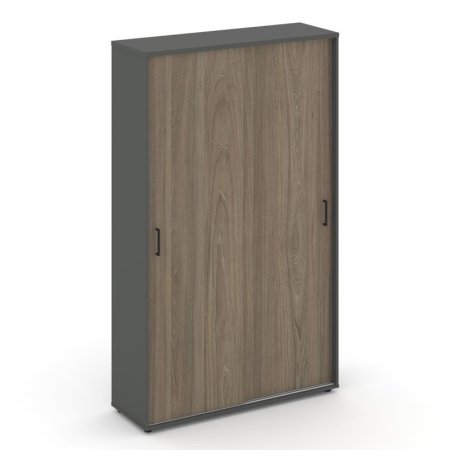Шкаф-купе комбинированный SN.SHK.E-002 (1200х400х1982) (Антрацит/Вяз Благородный)